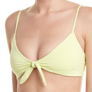 L Space flashback bikini top in lemonade